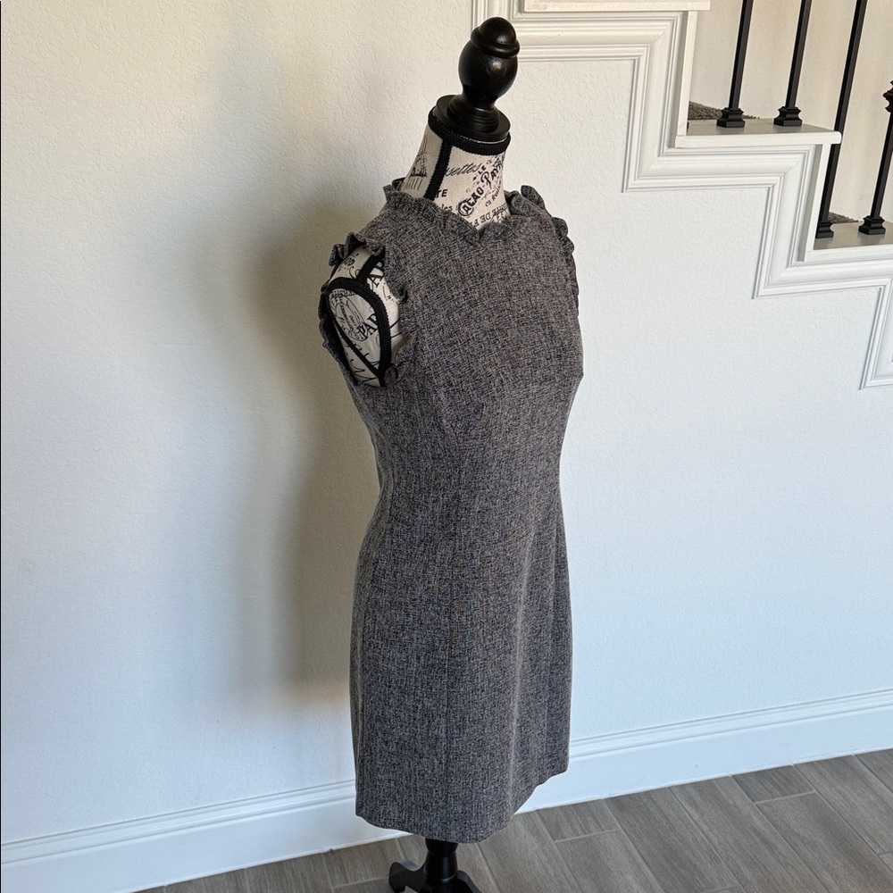LOFT Charcoal Sleeveless Dress